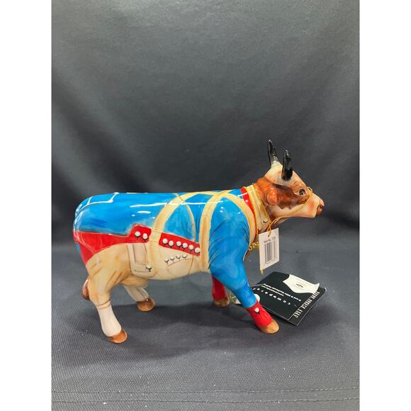 Cow Parade Revolutionary War Cow‎ Figurine, Westland Giftware, #7339, No Box - Picture 3 of 9